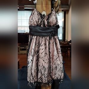 Deb Black and Pink Formal Jr's 11/12 Dress